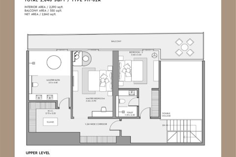Maritime City, Dubai, UAE의 판매용 아파트 침실 1개, 72제곱미터 번호 728622 - 사진 8