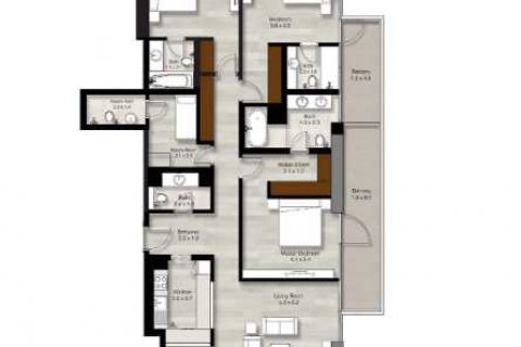 Dubai Marina, UAE의 판매용 아파트 침실 3개, 210제곱미터 번호 637191 - 사진 5
