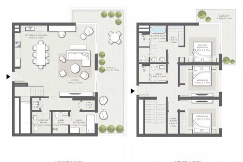 Byt v SEASCAPE v Dubai, SAE 3 ložnice, 277 m² Č.: 637188 - fotografie 4
