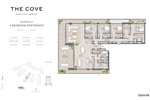 Apartment in THE COVE in Dubai Creek Harbour (The Lagoons), UAE 1 bedroom, 73 sq.m. № 704930 - photo 14