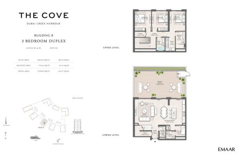Apartment in THE COVE in Dubai Creek Harbour (The Lagoons), UAE 1 bedroom, 73 sq.m. № 704930 - photo 11