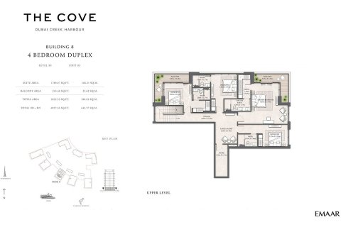 Apartment in THE COVE in Dubai Creek Harbour (The Lagoons), UAE 1 bedroom, 73 sq.m. № 704930 - photo 13