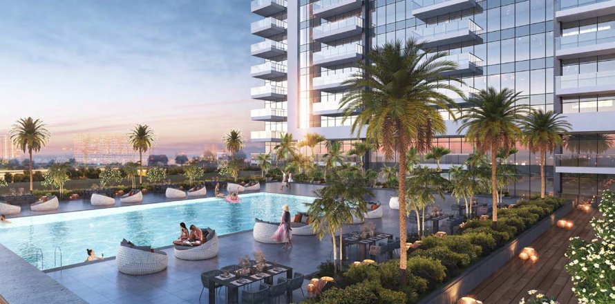 Apartemen di GOLF GATE 2 di DAMAC Hills (Akoya by DAMAC), Dubai, UEA 1 kamar tidur, 60 m2 nomor 739686