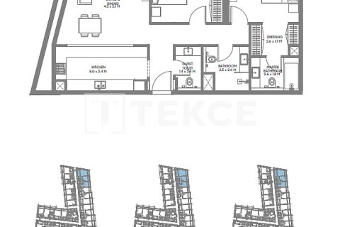 Huoneisto Muwaileh, Sharjah, Arabiemiraatit 3 makuuhuonetta, 194 m2 № 727115 - kuva 11
