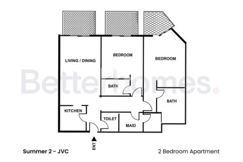 آپارتمان برای فروش در  Jumeirah Village Circle، Dubai، امارات متحده عربی  2 خوابه ، 115 متر مربع ، شماره 730572 - تصویر 11