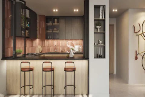 Huoneisto Dubai Land, Arabiemiraatit 1 makuuhuone, 84 m2 № 740030 - kuva 3