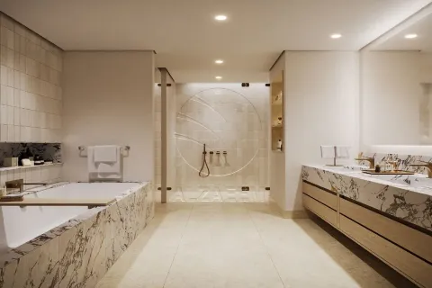 Byt v Al Hudayriat Island, Abu Dhabi, SAE 1 ložnice, 97 m² Č.: 700671 - fotografie 5