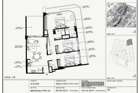 Apartamento en venta en Jebel Ali, Dubai, EAU 1 dormitorio, 80 m2 № 687192 - foto 19