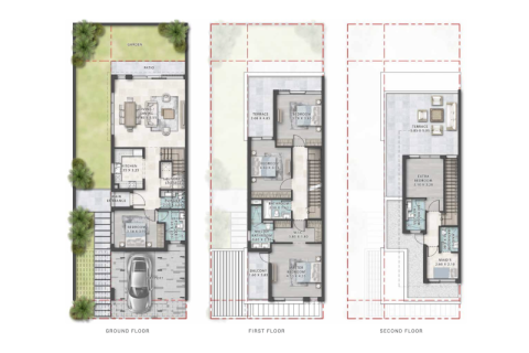 Купить таунхаус в Damac Lagoons, Дубай, ОАЭ 4 спальни, № 689825 - фото 13