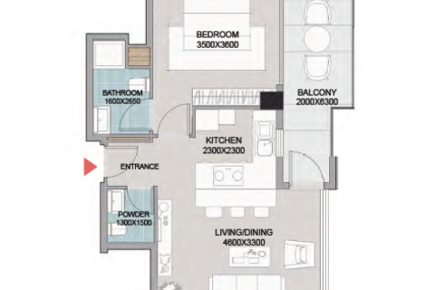 Appartement te koop in Jumeirah Village Circle, Dubai, VAE 1 slaapkamer, 60 vr.m., nr 689823 - foto 5