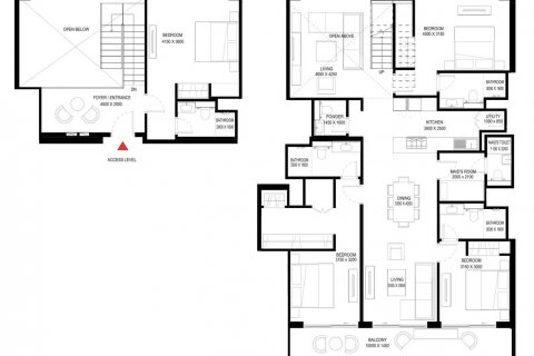 Apartment til salg i Dubai, UAE 4 soveværelser, 238 kvm № 637324 - foto 3