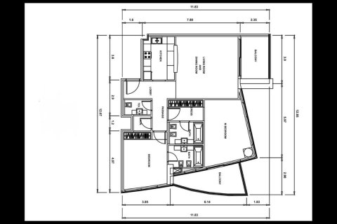 Apartament na sprzedaż w Dubai Marina, Dubai, ZEA 2 sypialnie, 125.2 mkw., nr 635926 - zdjęcie 29