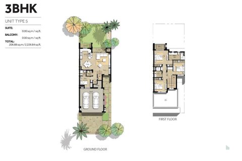 Villa uthyres i Town Square, Dubai, UAE 3 sovrum, 220.27 kvm Nr. 761439 - fotografi 13
