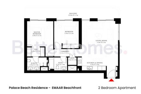 Apartment in Dubai Harbour, UAE 2 bedrooms, 111 sq.m. № 643092 - photo 12