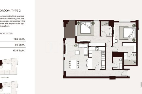 Wohnung zum Verkauf in Jumeirah Village Circle, Dubai, VAE 1 Schlafzimmer, 59 m2 Nr. 730851 - Foto 24