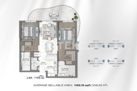 Apartament de vânzare în Golf City, Dubai, EAU 1 cameră, 45 mp. №730852 - poză 25