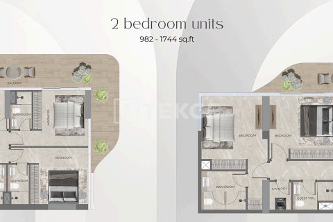 Dubai, BAE’de satılık daire 1 oda, 43 m² No 730849 - fotoğraf 28