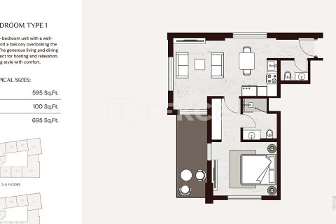 Apartament na sprzedaż w Jumeirah Village Circle, Dubai, ZEA 1 pokój, 44 mkw., nr 730850 - zdjęcie 22