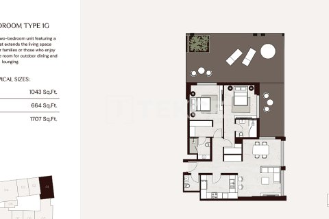 Apartament na sprzedaż w Jumeirah Village Circle, Dubai, ZEA 1 pokój, 44 mkw., nr 730850 - zdjęcie 25
