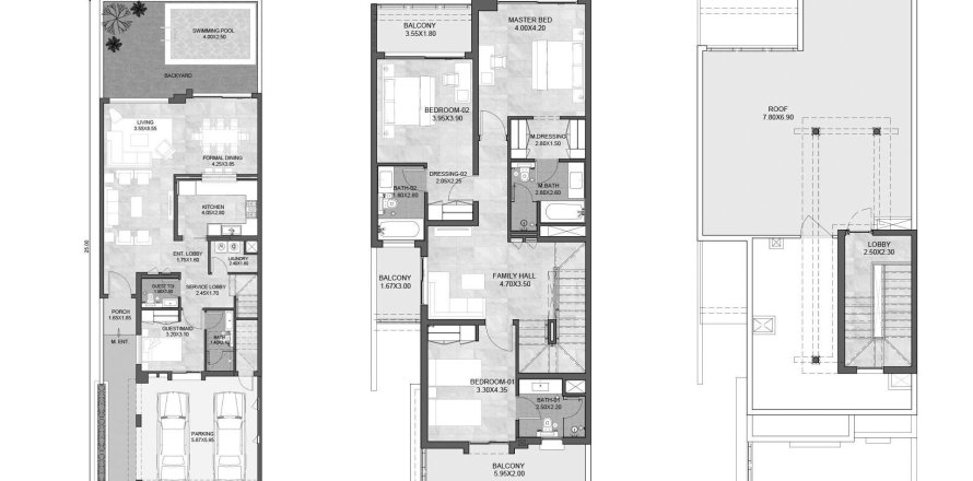 Townhouse in Hayat 1 in Dubai South (Dubai World Central), UAE 3 bedrooms, 299 sq.m. № 712044