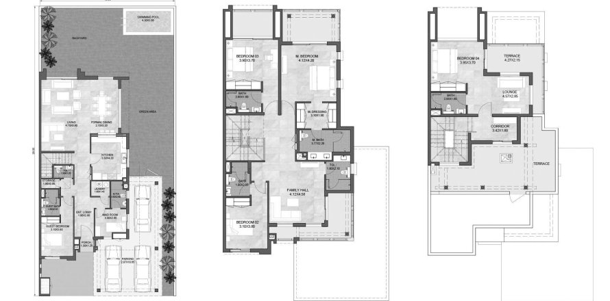Townhouse în Dubai South (Dubai World Central), Dubai, EAU 5 dormitoare, 457 mp.  №712046