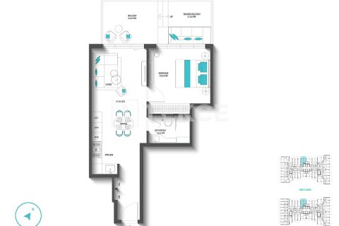 Apartament na sprzedaż w Dubai Land, Dubai, ZEA 1 pokój, 41 mkw., nr 730841 - zdjęcie 30