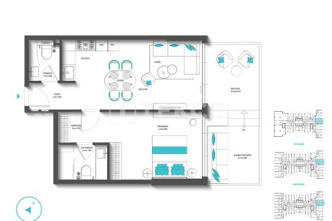 Apartament na sprzedaż w Dubai Land, Dubai, ZEA 1 pokój, 41 mkw., nr 730841 - zdjęcie 28