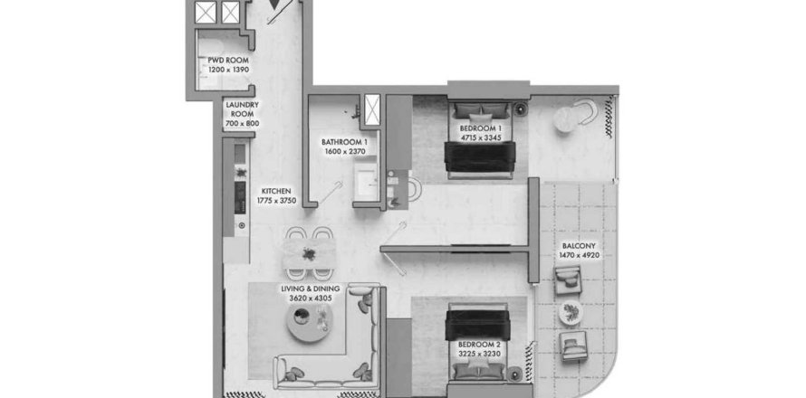 Floor plan in V1stara House 2