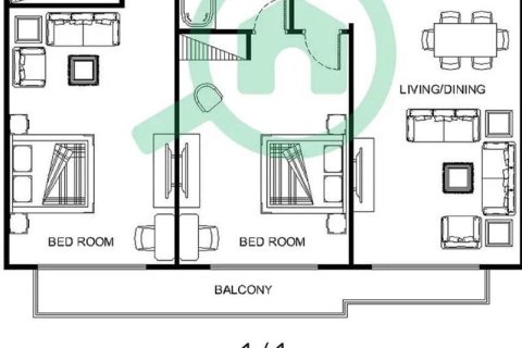 Apartament de vânzare în Jumeirah Village Circle, Dubai, EAU 2 dormitoare, 132 mp.  №735912 - poză 2