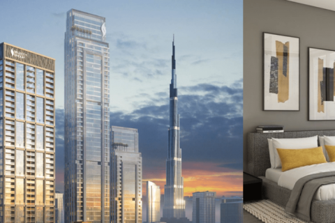 Apartmán v Business Bay, Dubai, SAE 1 spálňa, 48 m2 č. 729329