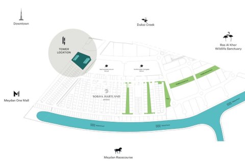 Apartman u Mohammed Bin Rashid City, Dubai, UAE 2 spavaćih soba, 89 m2 Br. 735515 - fotografija 6