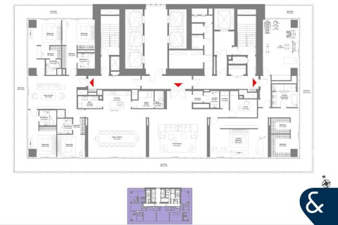 Müüa korter asukohaga Dubai Harbour, AÜE: 5 magamistoaga, 701 m² Nr 697812 - pilt 11