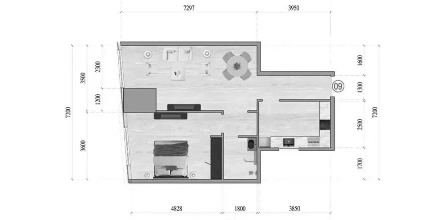 Appartement à Al Khan, Sharjah, EAU: 1 chambre, 71.78 m2 № 717474