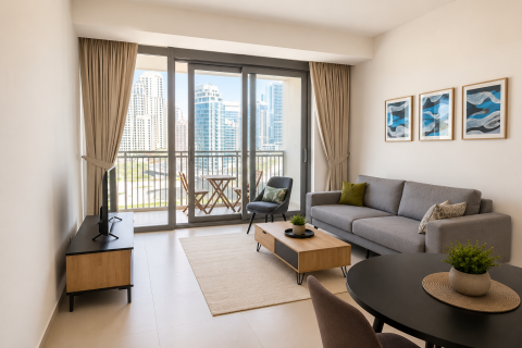 Byt v Dubai Marina, SAE 1 ložnice, 63.17 m² Č.: 749879 - fotografie 1