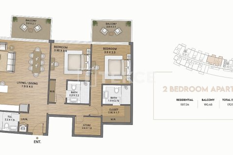 Apartment in Dubai, UAE 1 bedroom, 80 sq.m. № 712416 - photo 26