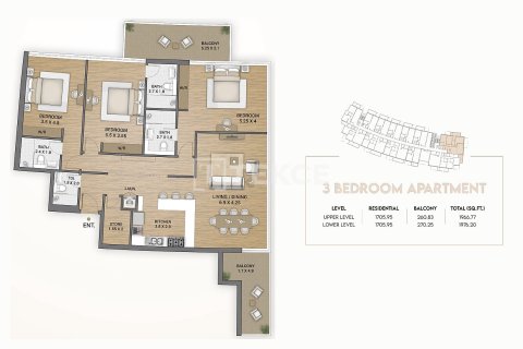 Wohnung zum Verkauf in Dubai, VAE 2 Schlafzimmer, 136 m2 Nr. 712417 - Foto 25