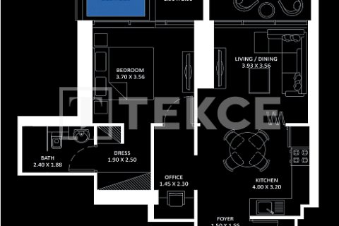 Διαμέρισμα σε Jumeirah Village Circle, Dubai, ΗΑΕ 1 δωμάτιο, 44 τ.μ. Αρ. 730918 - φωτογραφία 18
