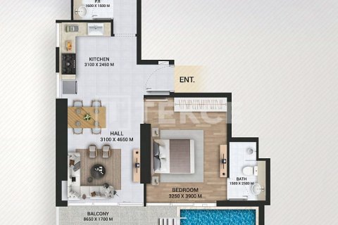 Huoneisto Dubai, Arabiemiraatit 1 huone, 38 m2 № 730922 - kuva 10