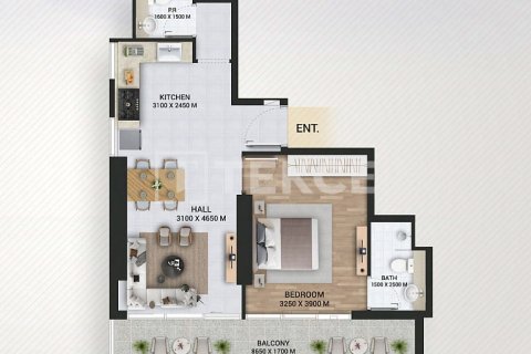 Huoneisto Dubai, Arabiemiraatit 1 huone, 38 m2 № 730922 - kuva 9
