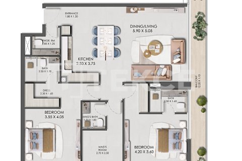 Apartman u gradu Jumeirah Village Circle, Dubai, UAE 1 soba, 35 m2 Br. 730923 - Slika 17