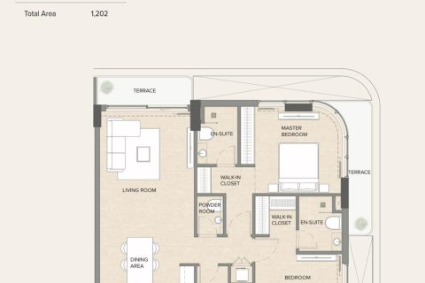 Müüa korter asukohaga Dubai, AÜE: 2 magamistoaga, 110.9 m² Nr 689424 - pilt 14