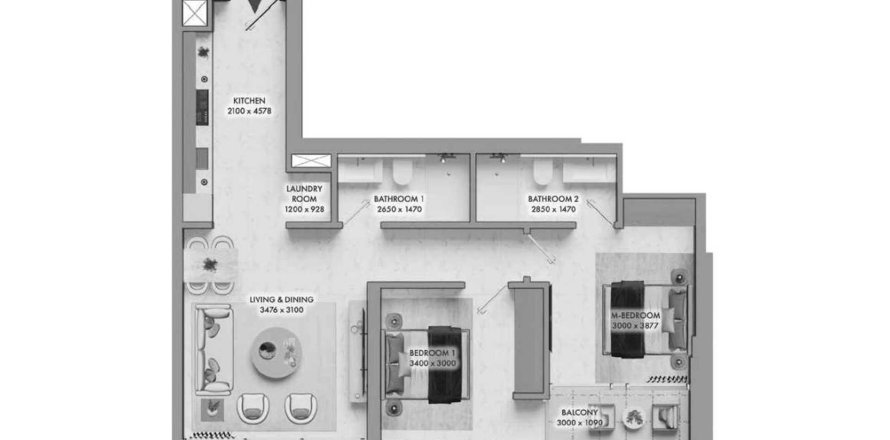 Floor plan in V1stara House 2