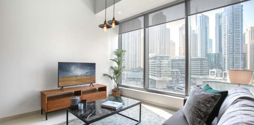 Apartamento en Dubai Marina, Dubai, EAU 1 dormitorio, 56.6 m² № 700026