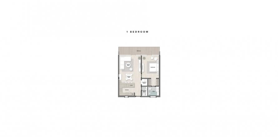 Apartment in PORTO PLAYA in Mina Al Arab, Ras Al Khaimah, UAE 1 bedroom, 97 sq.m. № 631605