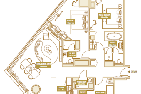 Appartamento in vendita a Jumeirah Heights, Dubai, EAU 1 camera da letto, 65 mq. № 690035 - foto 9