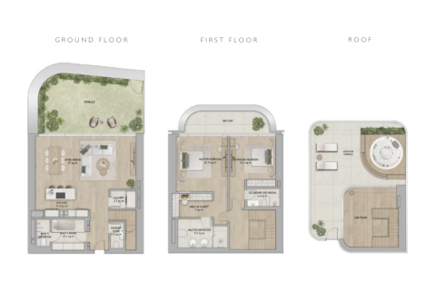 Apartman na Saadiyat Island, Abu Dhabi, UAE 1 spavaća soba, 100 m2 Br. 690040 - fotografija 10