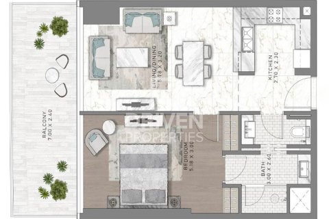 Wohnung zum Verkauf in Dubai Harbour, Dubai, VAE 2 Schlafzimmer, 114.74 m2 Nr. 765400 - Foto 18