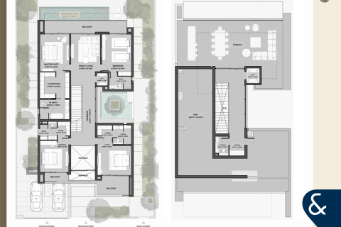 Vila v Jumeirah Golf Estates, Dubai, SAE 4 spálne, 567 m2 č. 666349 - Fotografia 12