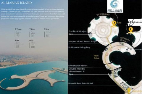 Villa til salgs i Al Marjan Island, Ras Al Khaimah, Emiratene 4 soverom, 361 kvm Nr. 656102 - Foto 3