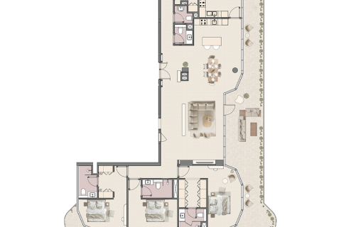Apartament në Mina Al Arab, Ras Al Khaimah, Emiratet e Bashkuara Arabe 1 dhomë, 36 m2. № 689682 - Foto 10